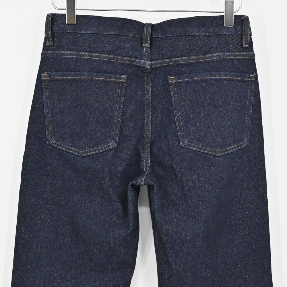 THEORY Treeca Jeans Dark Wash Denim in Indigo Stretch Crop Length Womens Size 27 - Picture 6 of 9
